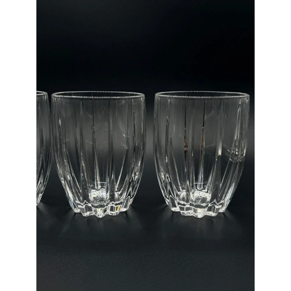 Marquis by Waterford Omega Crystal 12 oz Double Old Fashioned Tumblers Set of 4